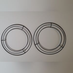 2 Metal Wreath Forms 8 Inch Round Wire Frame for DIY Crafts And Wreath Making